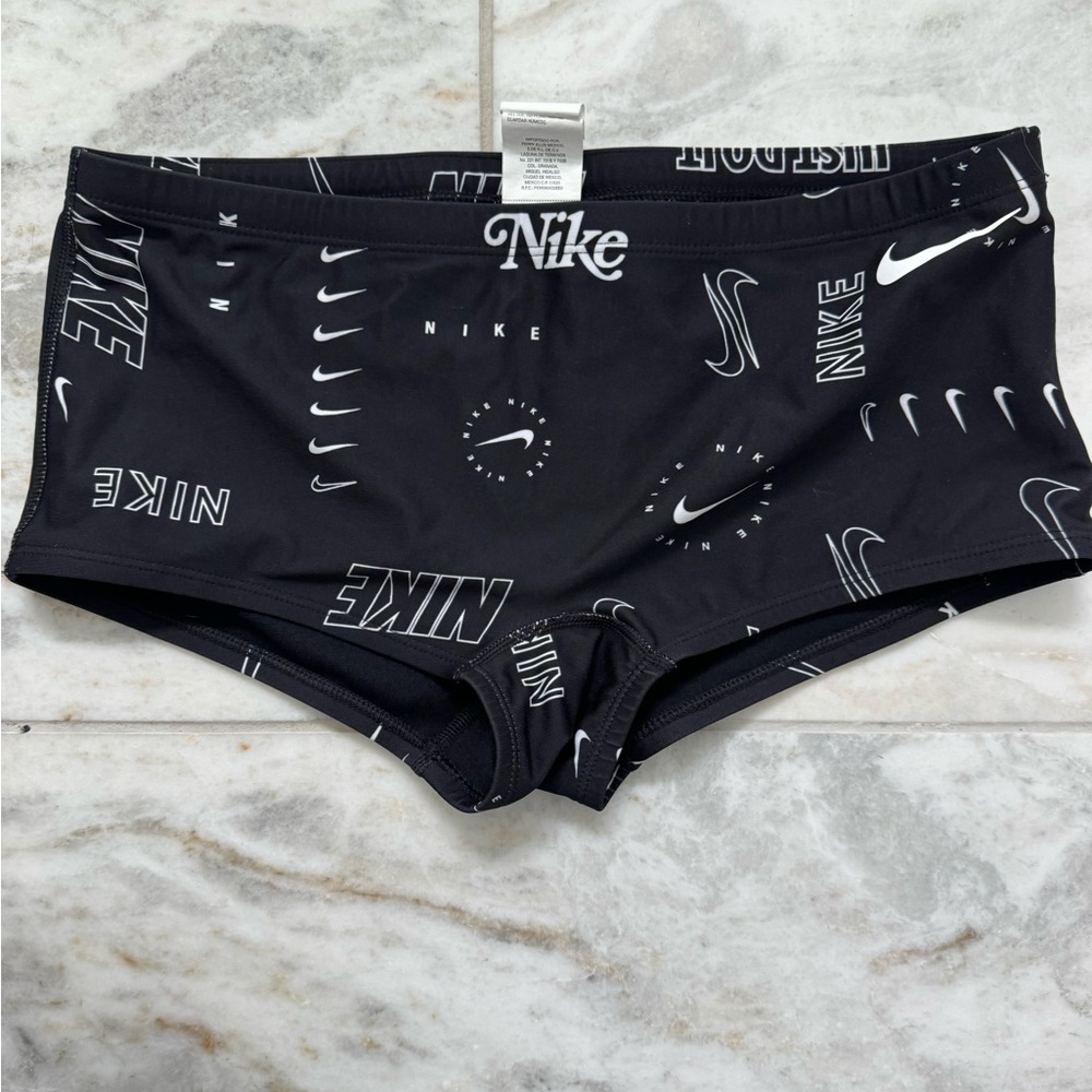 Men’s Nike square cut swim jammer short size 34 black